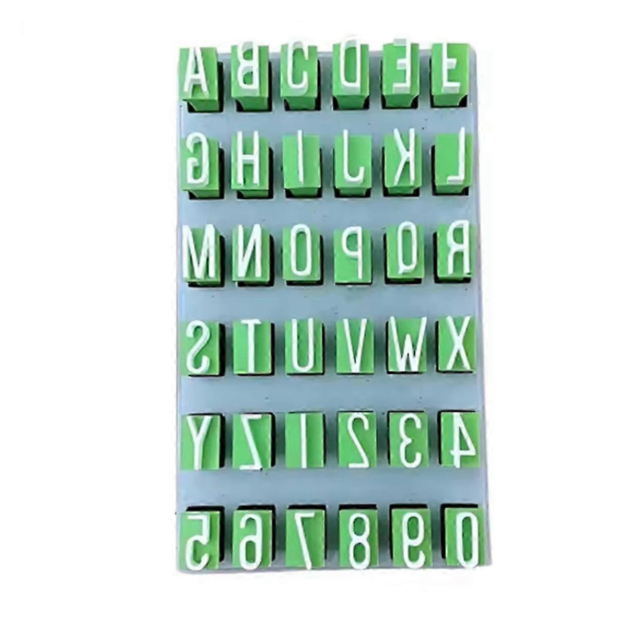 Alphabet Stamps Tiny Clay Letter Stamps Alphabet Press Portable A