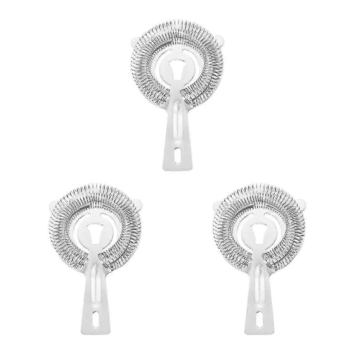 3pcs Cocktail Strainer Set, Wine Filter Colander Bar Appliance