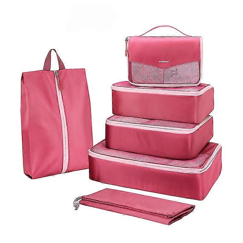 6 Set Packing Cubes For Suitcase,lightweight Essentials With Laundr...