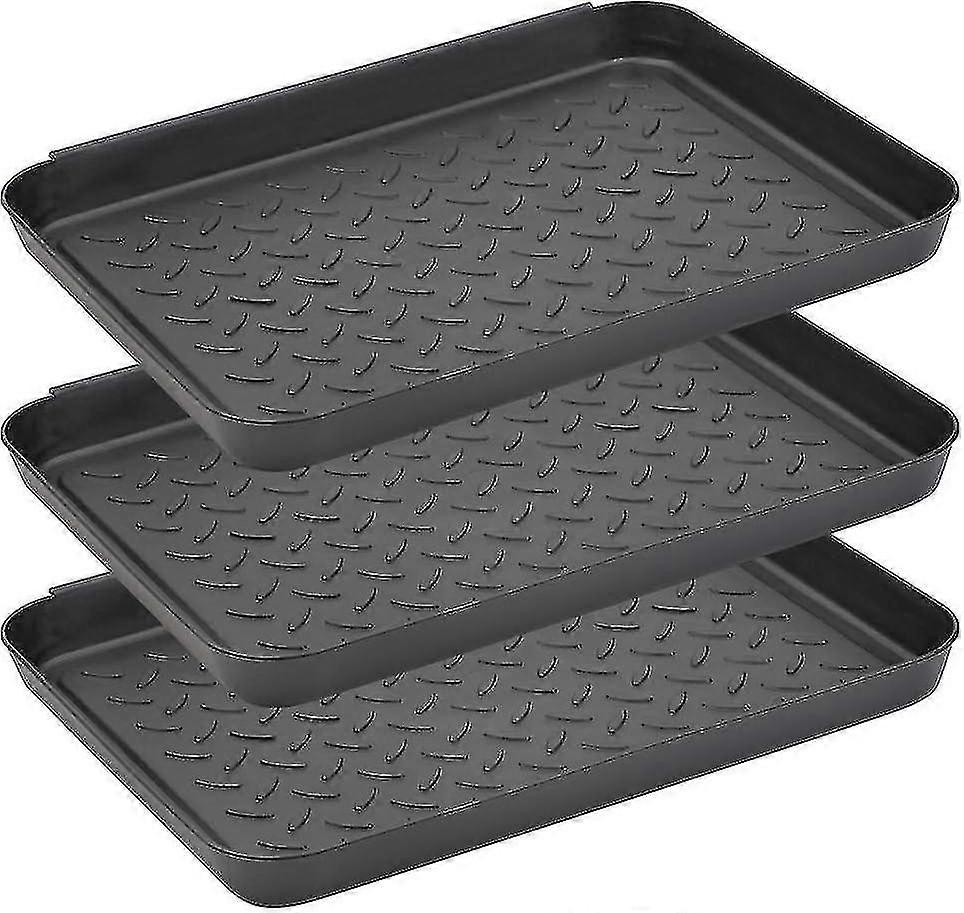 Multifunctional shoe drip trays, three-piece set, anti-fouling and waterproof for multiple uses