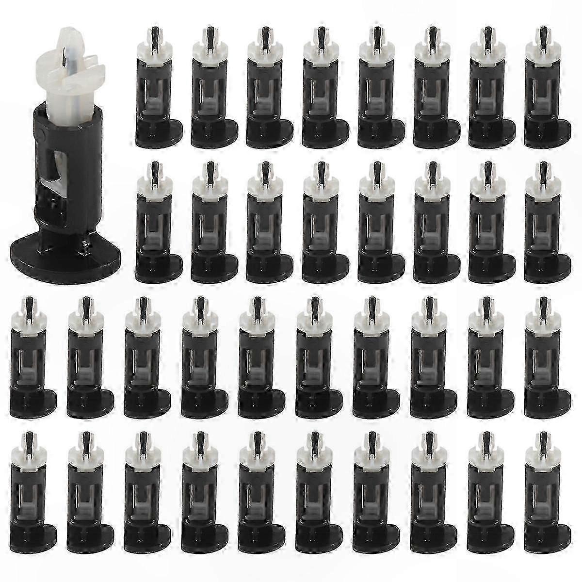 80 Pieces CPU Cooler Mounting Pins for Intel, Plastic Push Screws and Fasteners for Heatsink Cooling Fan Installation