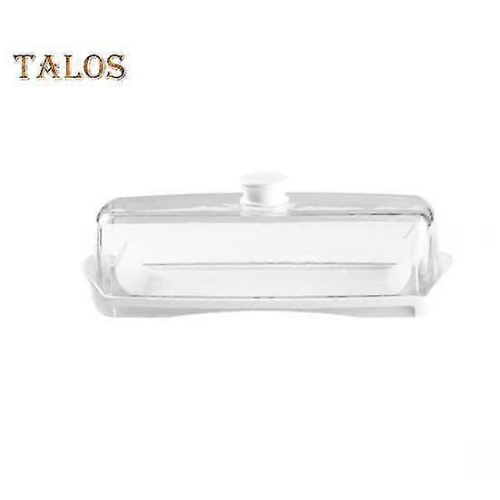 Butter Storage Box with Cutter Transparent Lid Design Dustproof Food Grade BPA-Free Refrigerator Butter Food Box