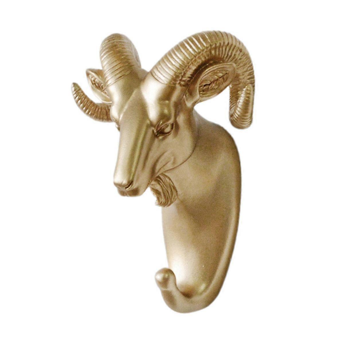 Wall Mounted Hooks Animal Head Rack Coat Caps Wall Hanger C