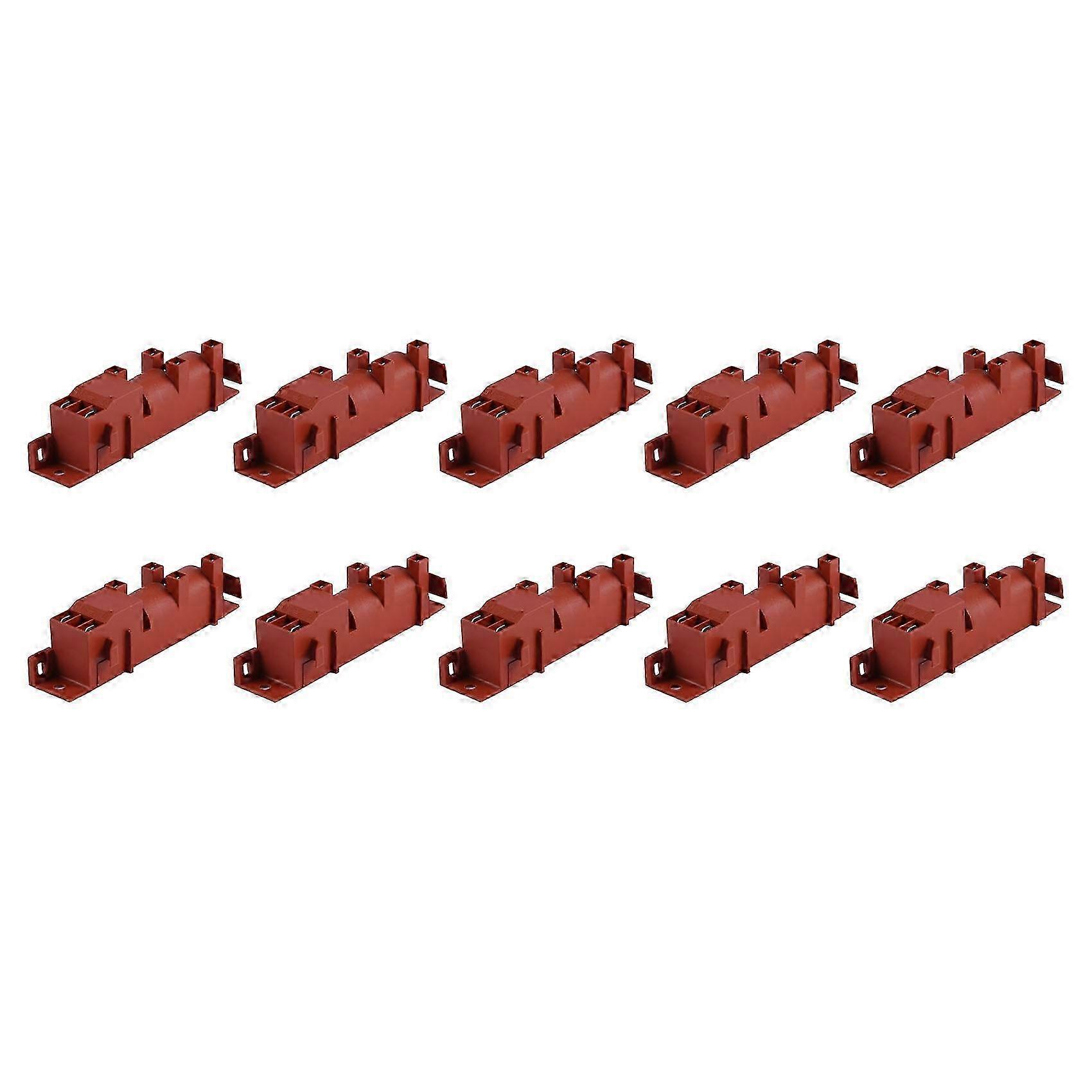 10-Pack 220-240V Gas Stove Pulse Igniter with Four Terminal Connections - Safe Tool for Gas Appliances