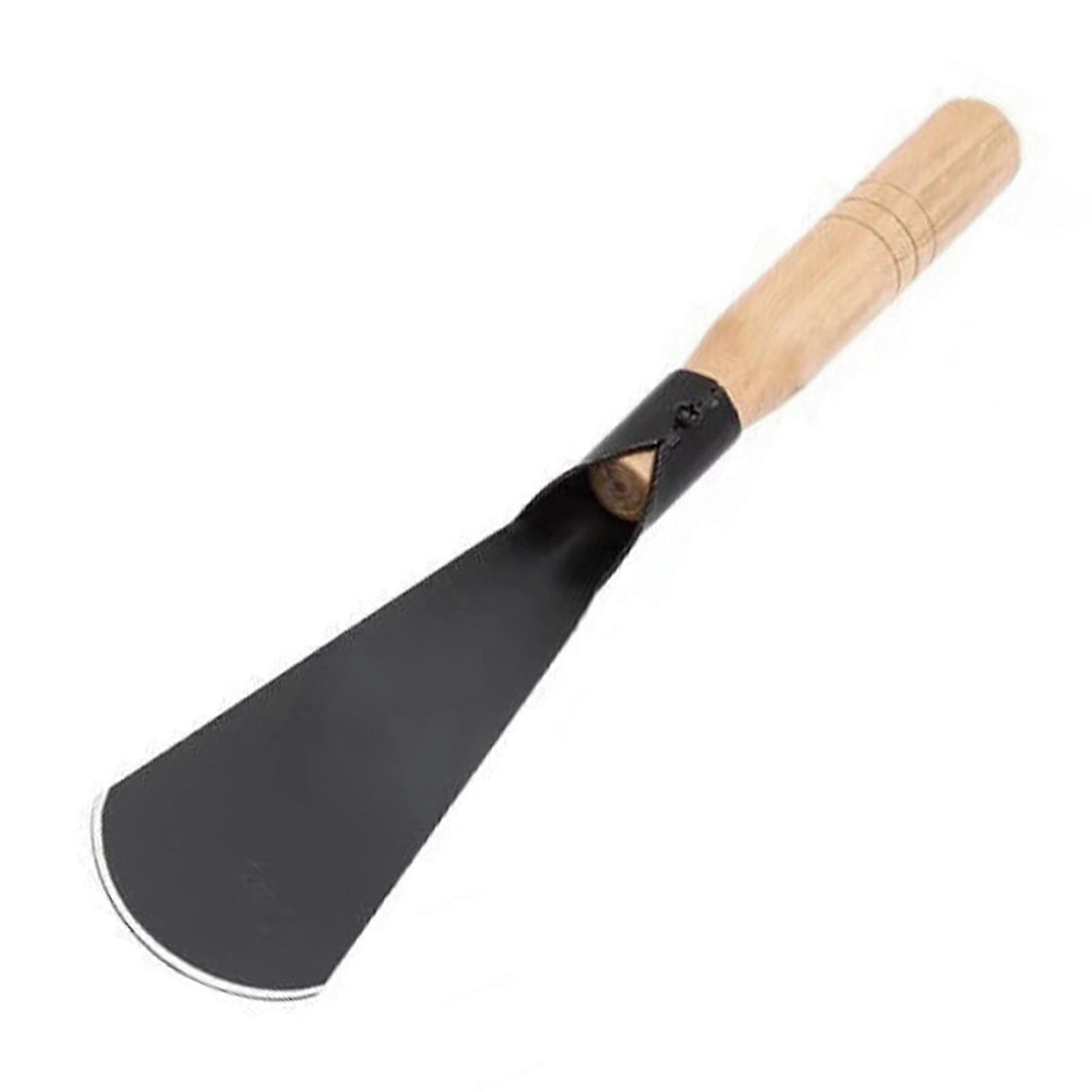 hand weeder tool with ergonomic handle for garden planting