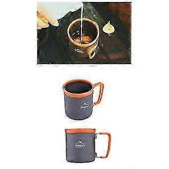 durable aluminium cup with heat protection