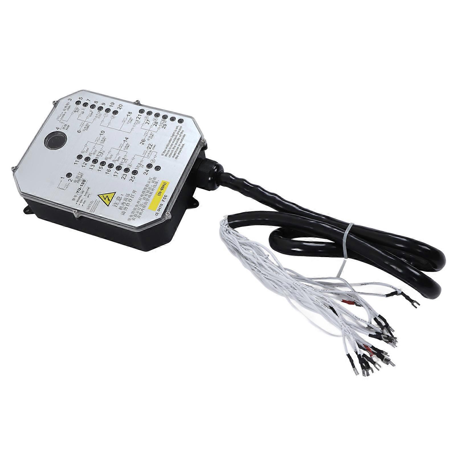 Industrial Remote Control Single Handle Crane Transmitter and Receiver Waterproof Hoist Remote Controller for Conveyors 220V 