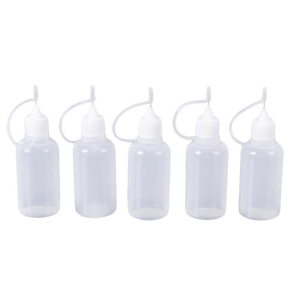 Needle Tip Bottle White Plastic Precision Applicator for Containing 10Pcs