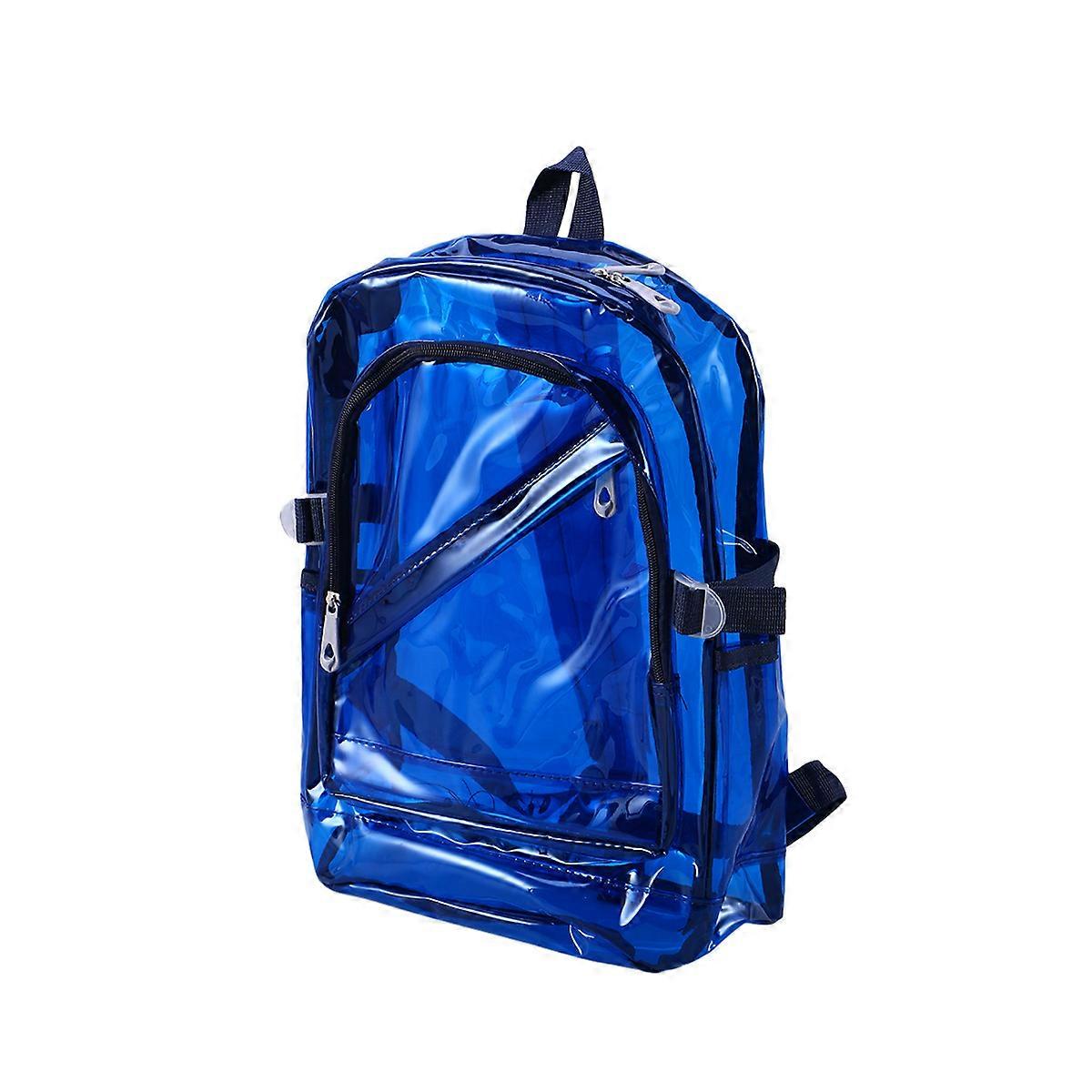 See Through Backpack Clear Backpack for Wearing with Spacious Storage