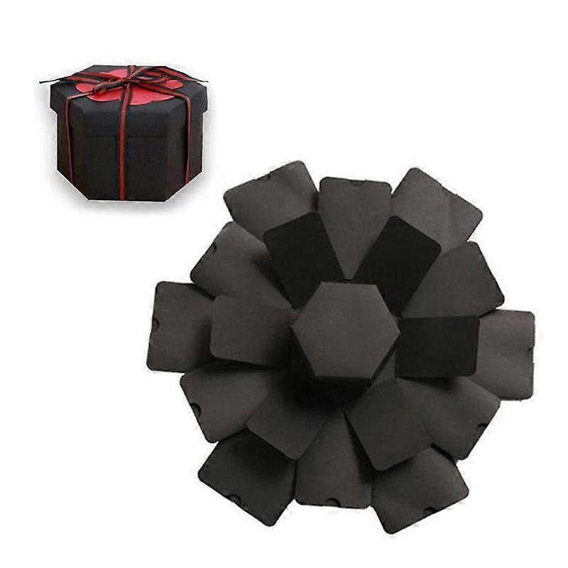 Hexagonal Multi-layer Explosion Box DIY Gift Box Scrapbook Gifts