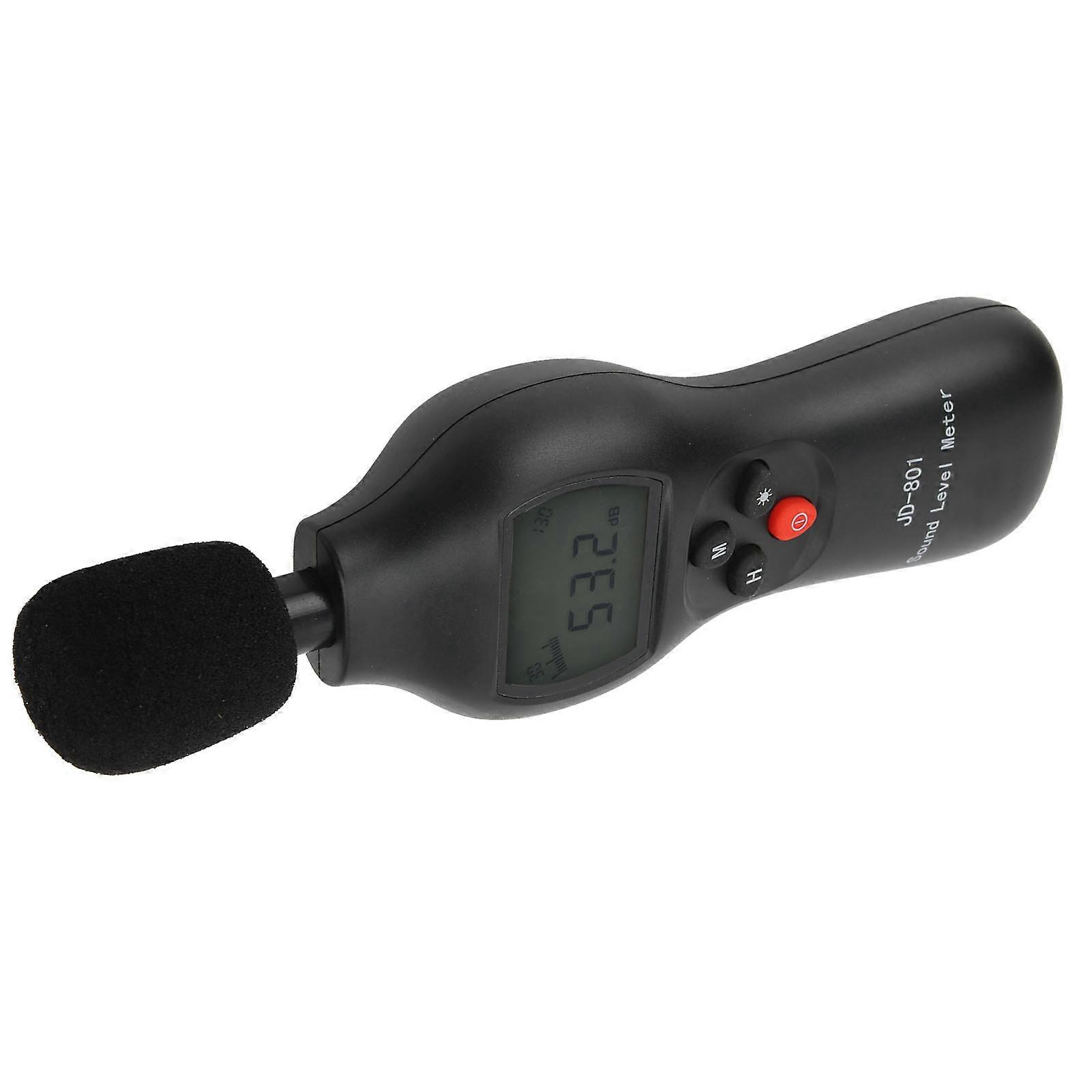 Digital Noise Detector, 30-130dB, LCD, High-Res Sound Level Meter