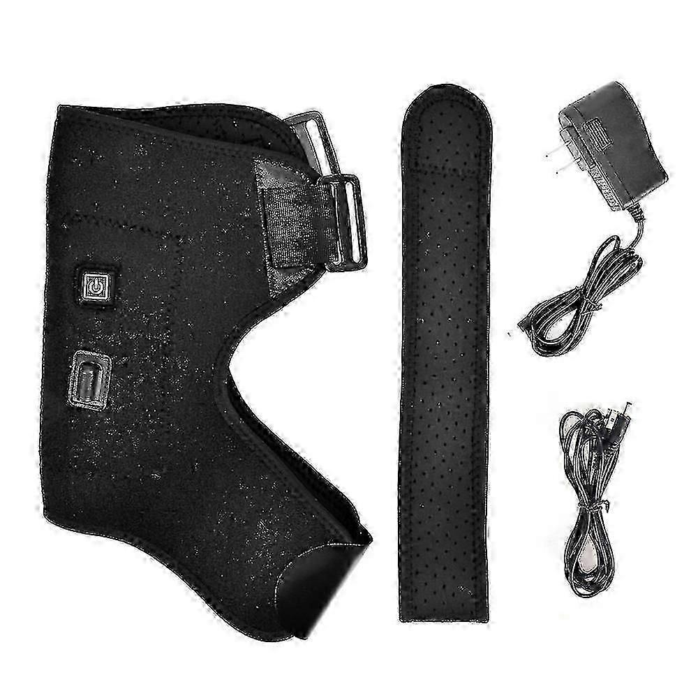 Usb Heated Shoulder Support Arm Wrap Brace Heating Pad For Pain Relief 45-65