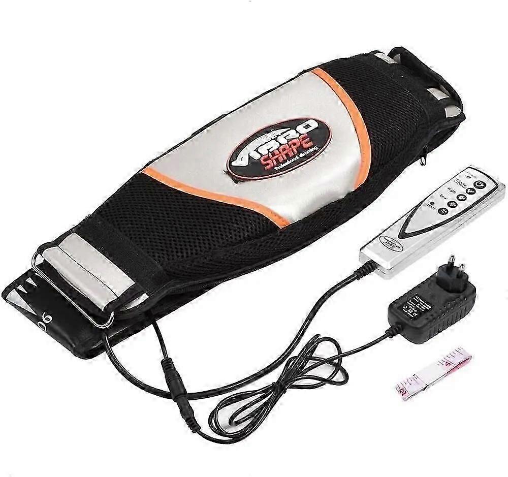 Electric Fitness Slimming Massager Waist Trimmer Belt Abdominal Vibration Shape Vibration Heating Weight Loss Fat Burning