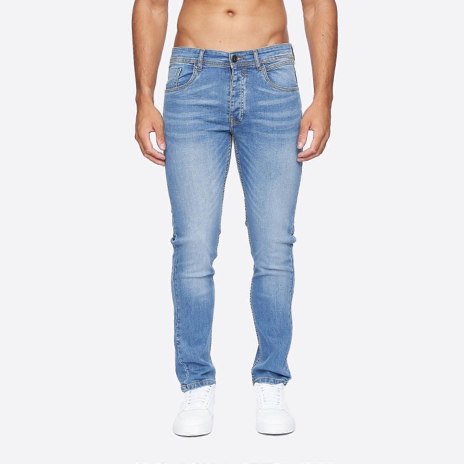 Crosshatch Malcolm Jeans (Slim Fit) Light Wash