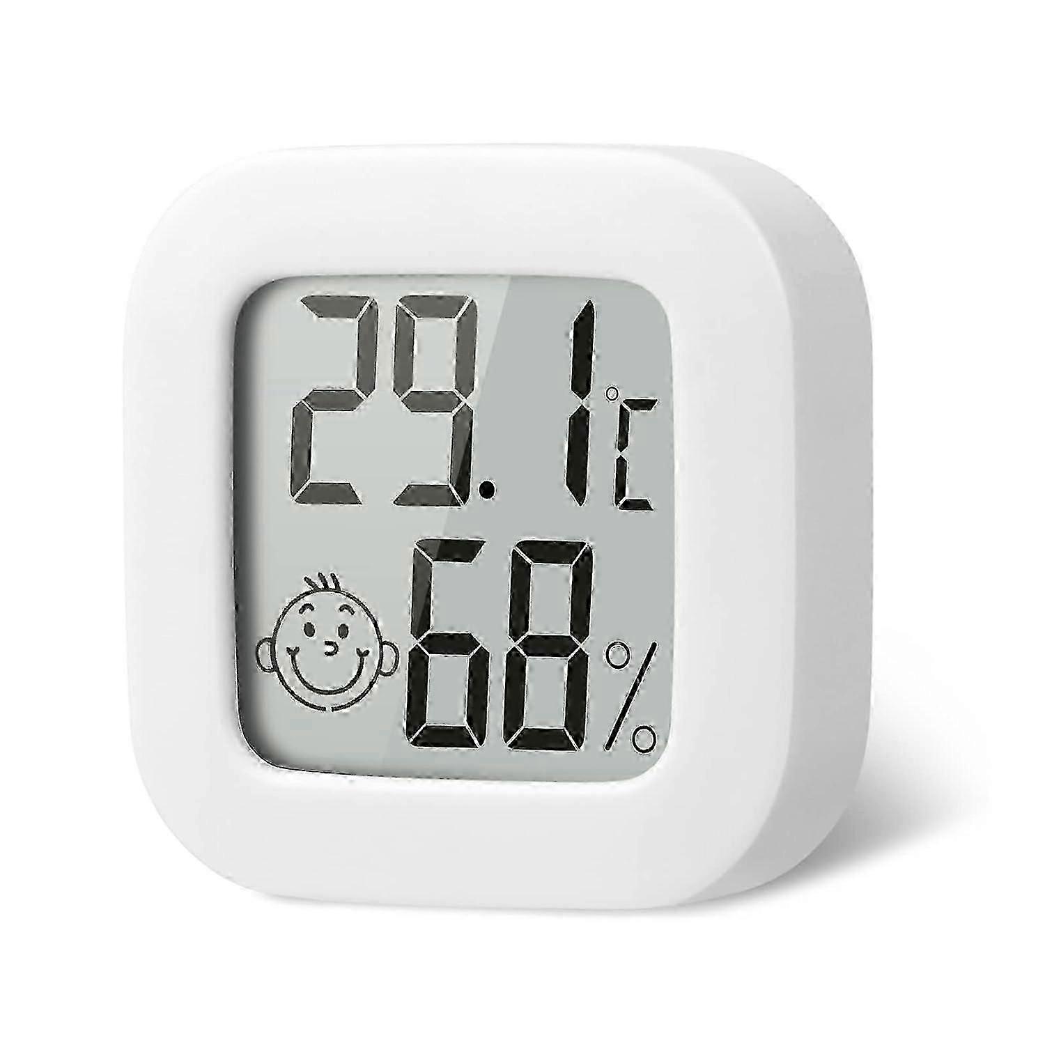 Accurate Digital Indoor Thermometer and Hygrometer with Celsius Level Indicator