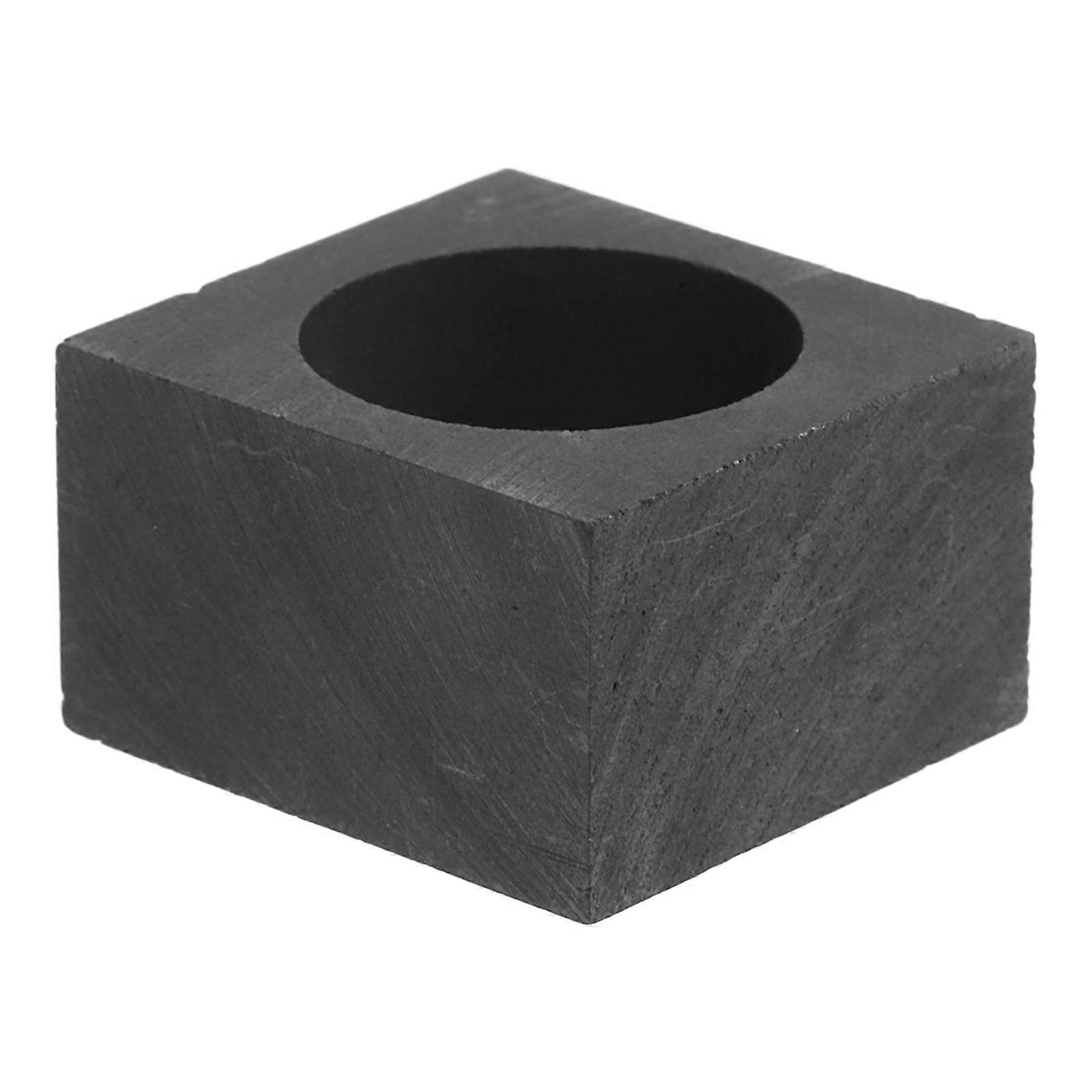 Graphite Ingot Mold Circular Industrial Processes Dark Grey Material for Thermal Conductivity 1Set