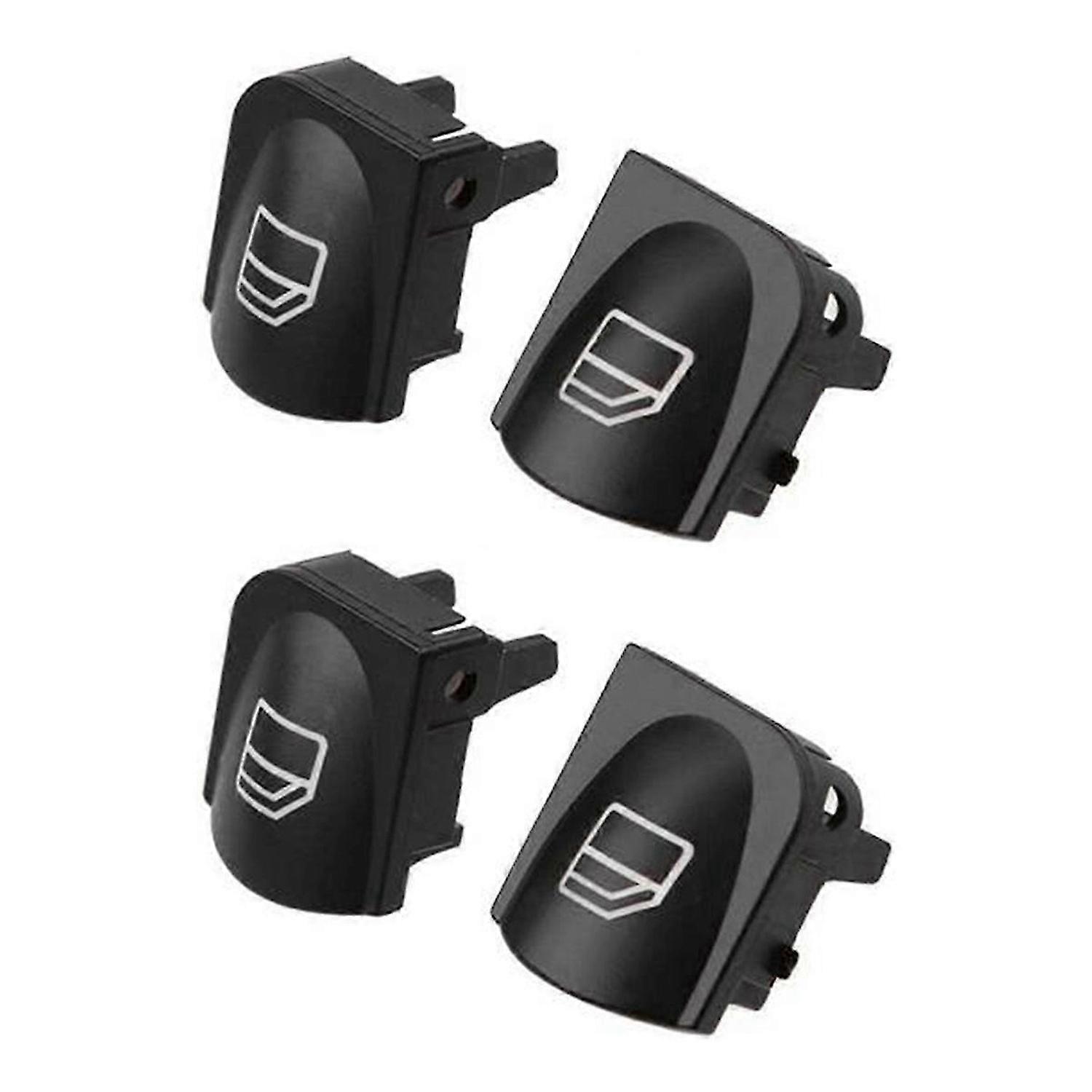 2pair Window Switch Button Covers for W203 W208 C Clk Class Front Window Switch Repair Button Caps