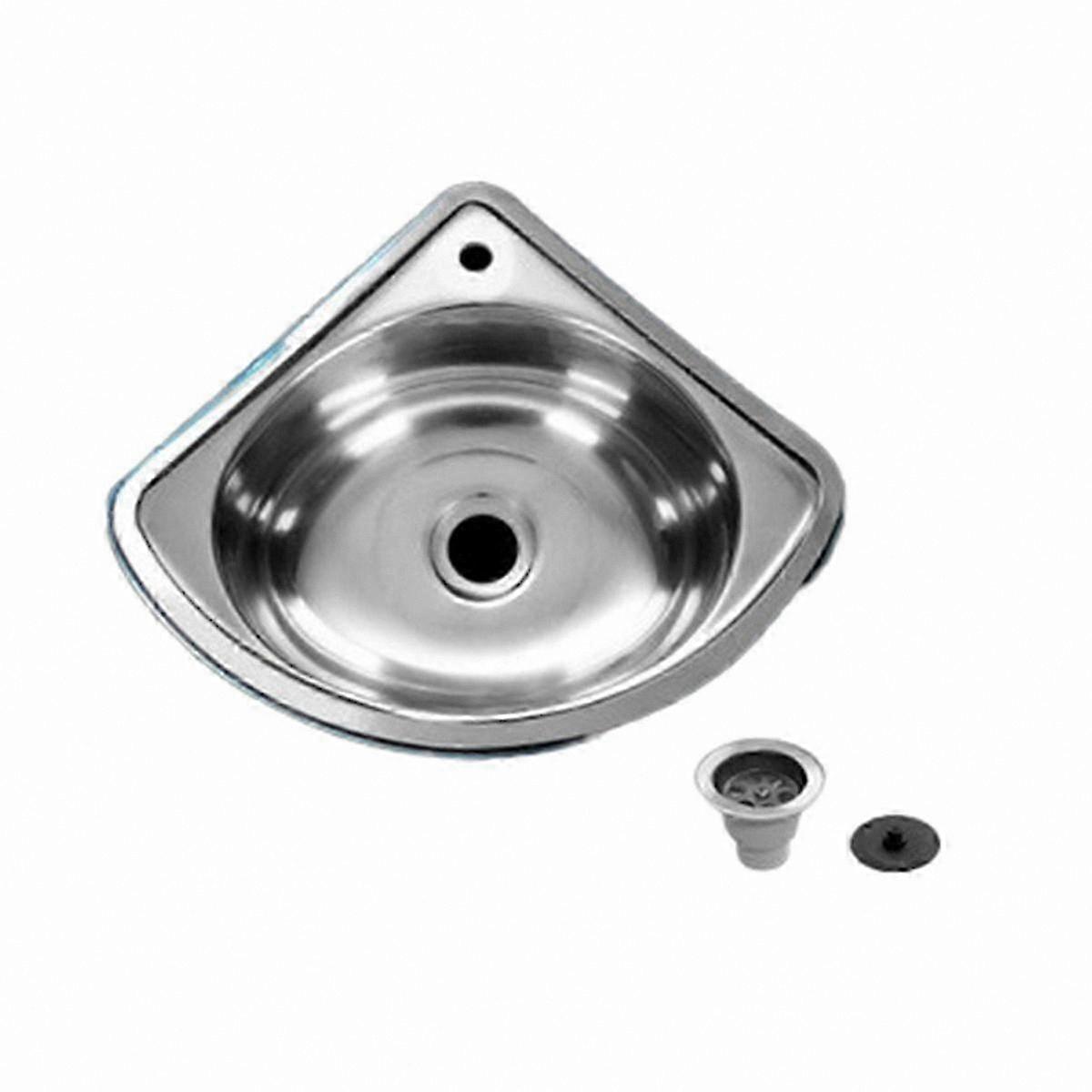 Durable Compact Steel Sink for RV Kitchen Use