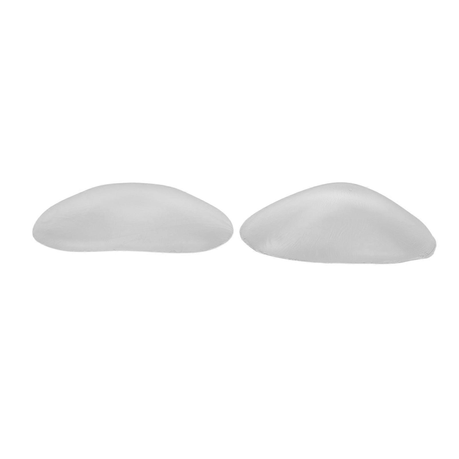 2pcs Shoulder Pads Soft Silicone Self Adhesive Prevent Slip Reusable Shoulder Push Up PadsTransparent