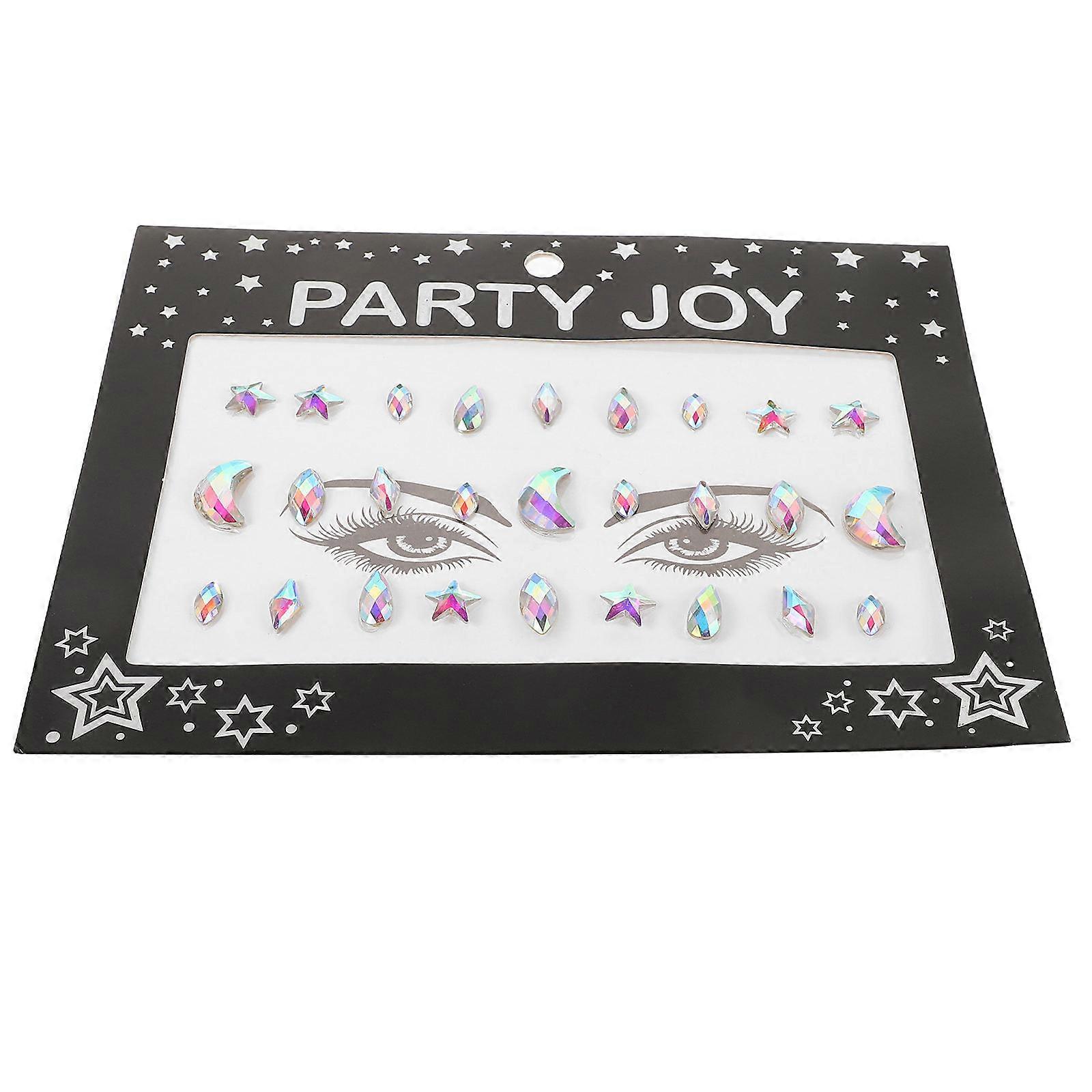 Glitter Face Stickers 1 Set Mermaid Temporary For Parties And Festival Celebrations Multi Color Face Accessories