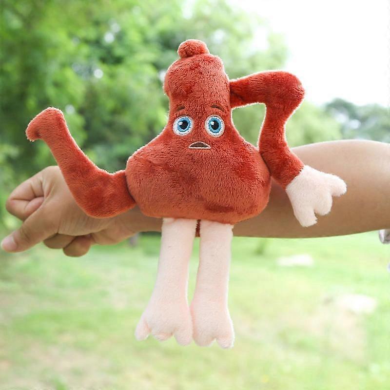 1Pcs Tungtungtung Italian Brainrot Al Tralalero Tralala Plush Doll Slap Snap Wrap Hand Ring Wristband Bracelet Stuffed Soft Toys