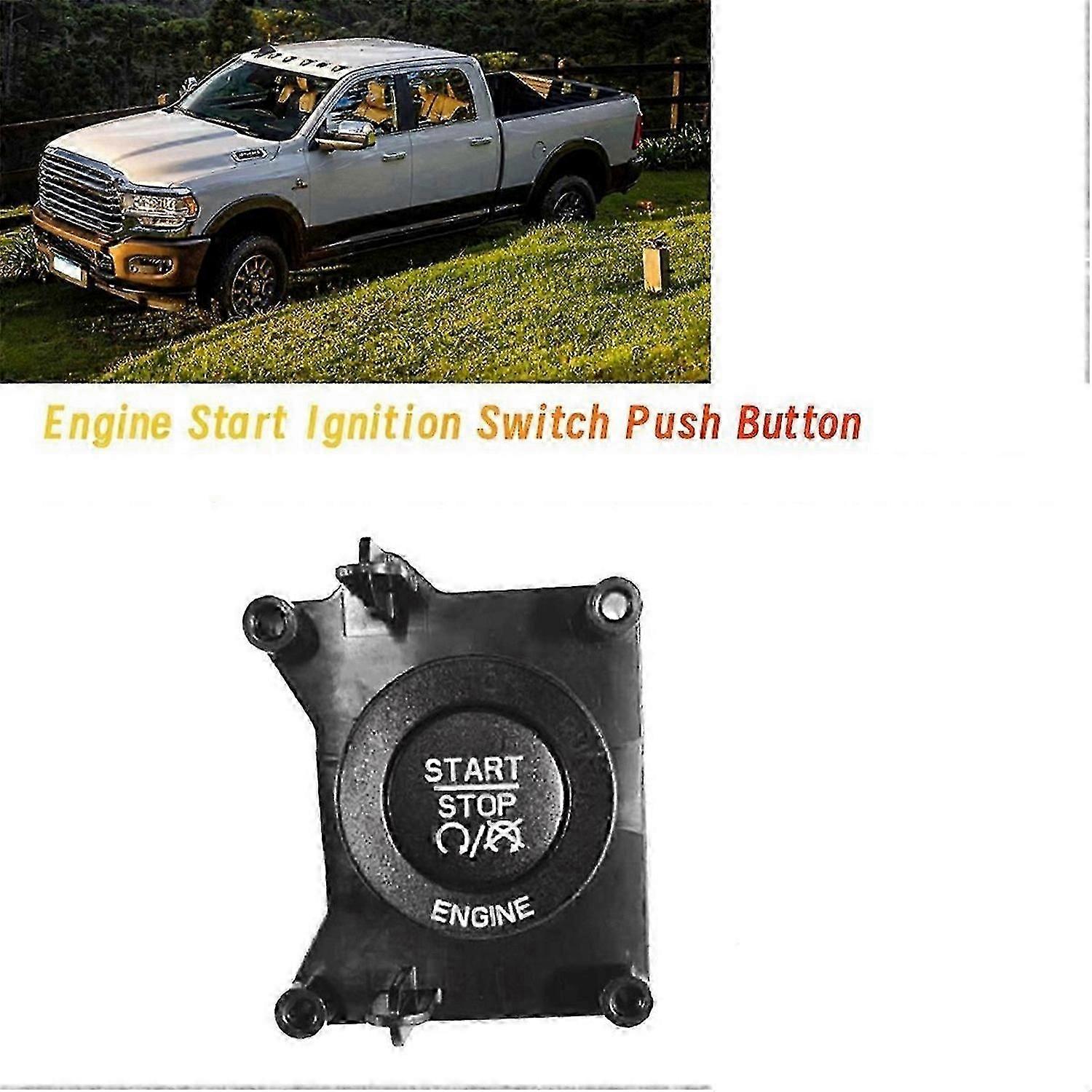 Engine Start Ignition Switch Push Button for Dodge RAM 1500 2500 3500