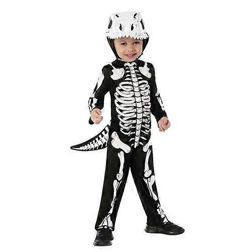 Bristol Novelty Childrens/Kids Dinosaur Skeleton Costume