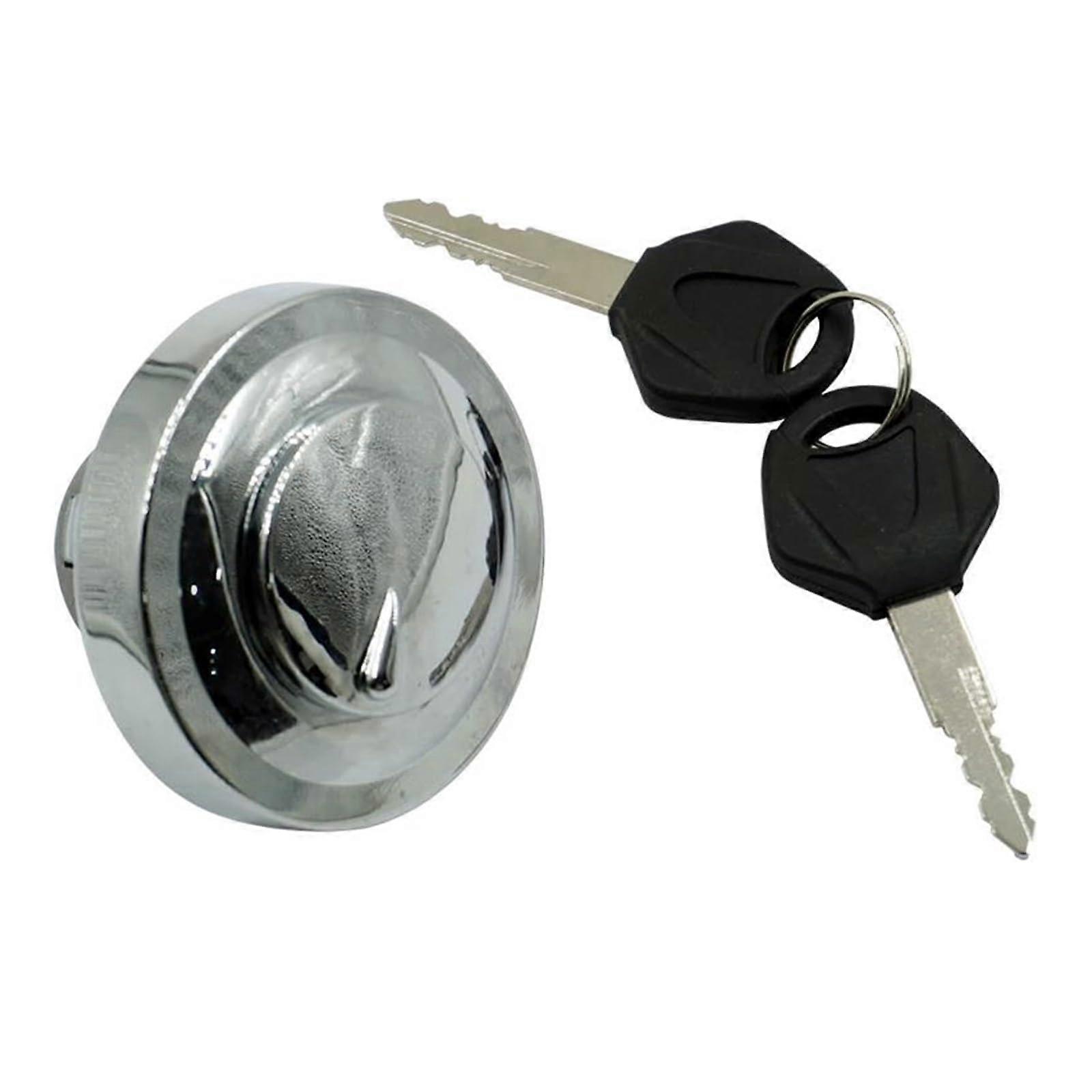 Motorcycle Fuel Gas Cap Tank Cover Lock For Drag Star XVS125 XVS400 XVS650 XVS1100 With 2 Keys
