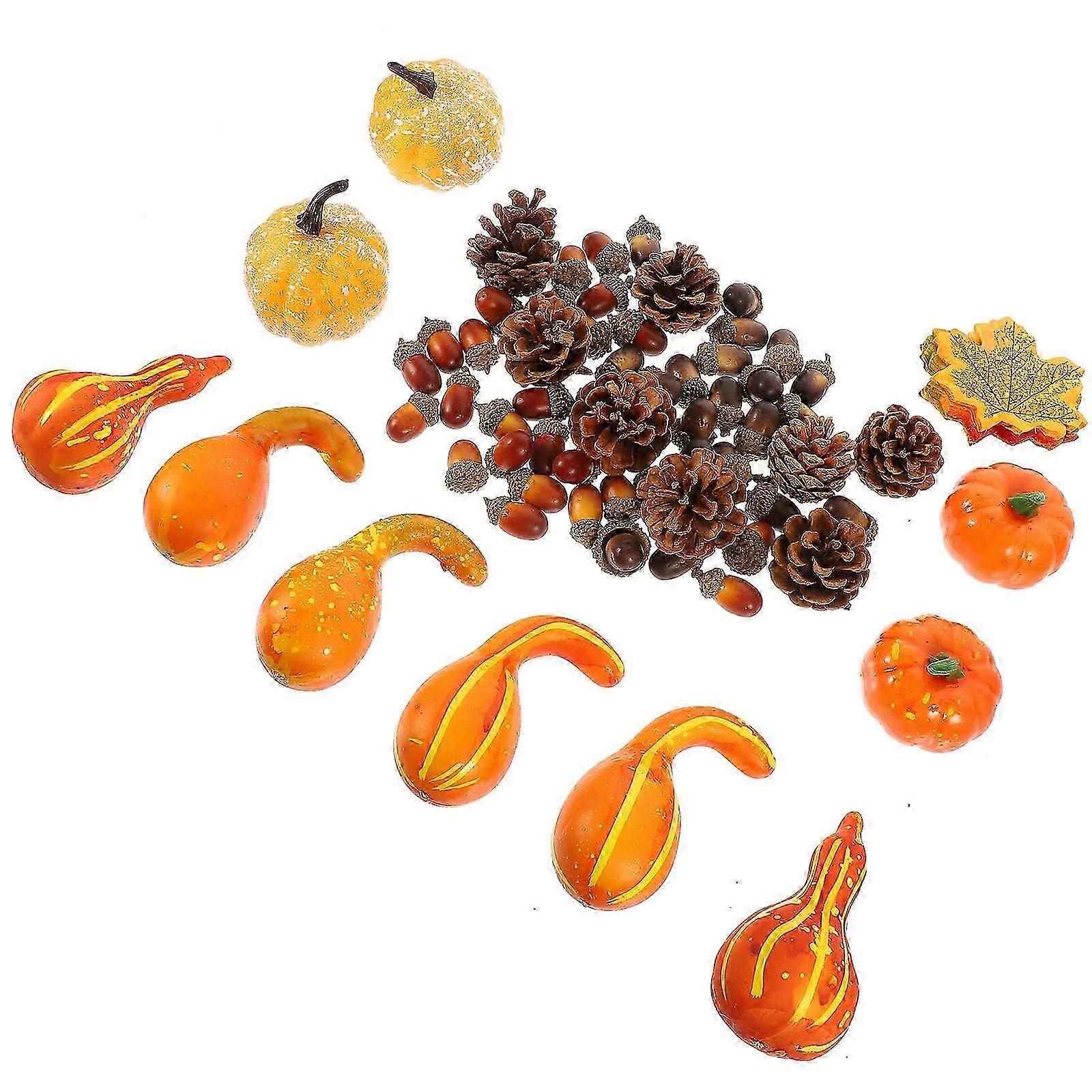 pumpkin decoration for halloween party 5 sets foam artificial