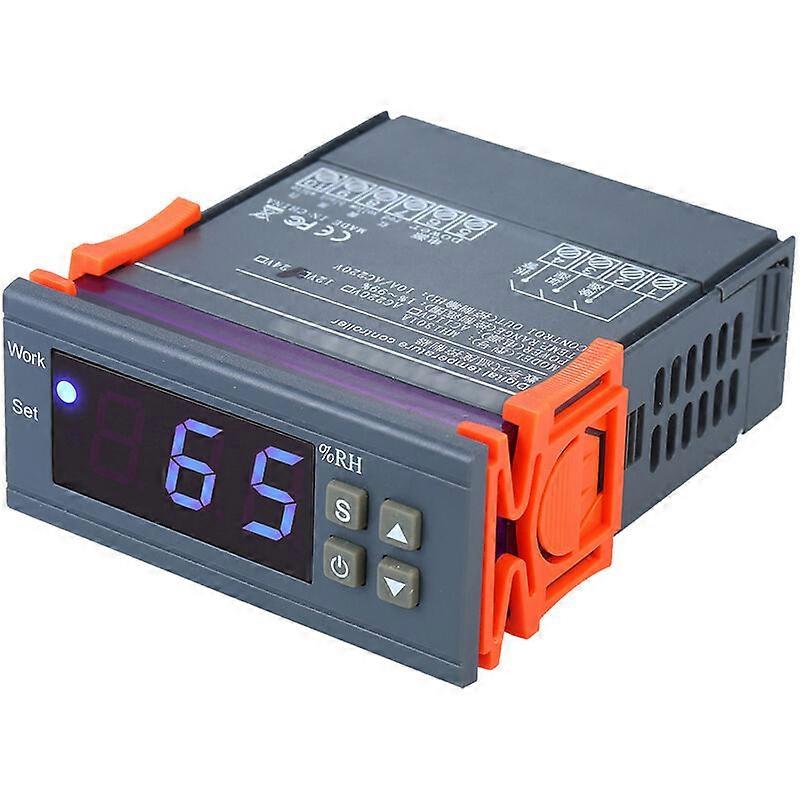Digital Humidity Controller High Precision Capacitive Humidity Controller Humidity Controller - Gray Orange
