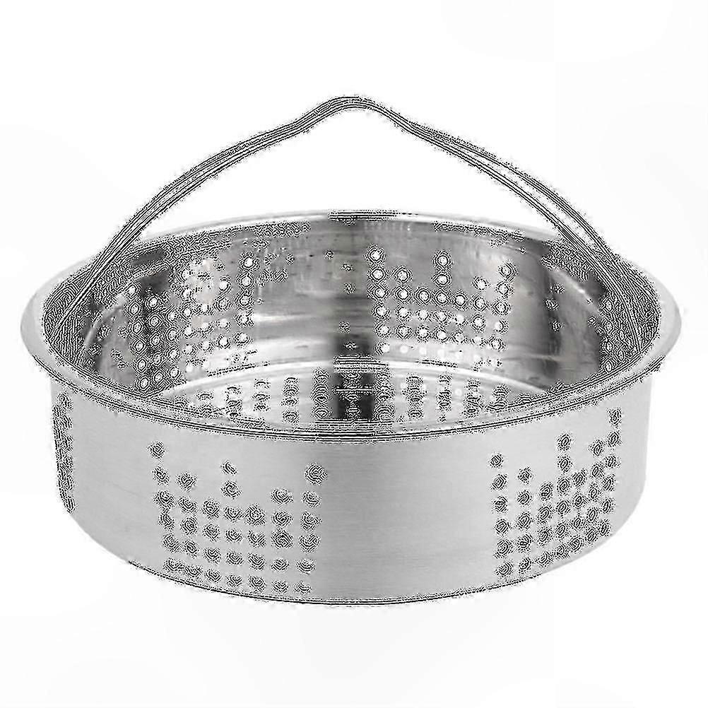 Multi-functional Stainless Steel Steaming Plate with Handle for Healthy Cooking and Food Preparation