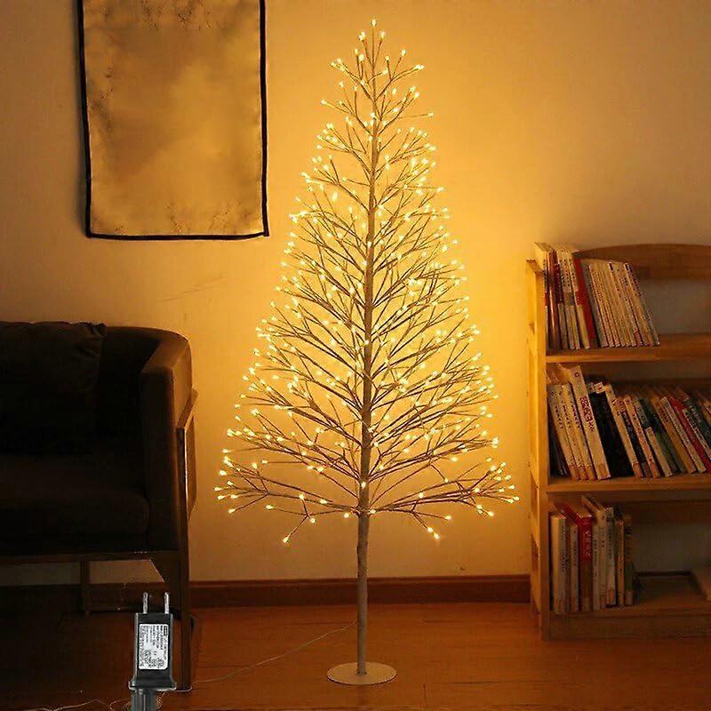 LED Light Tree Artificial Willow Tree Lamp 180cm With Warm White Lights Indoor Outdoor Decorative Floor Lamp PlugIn
