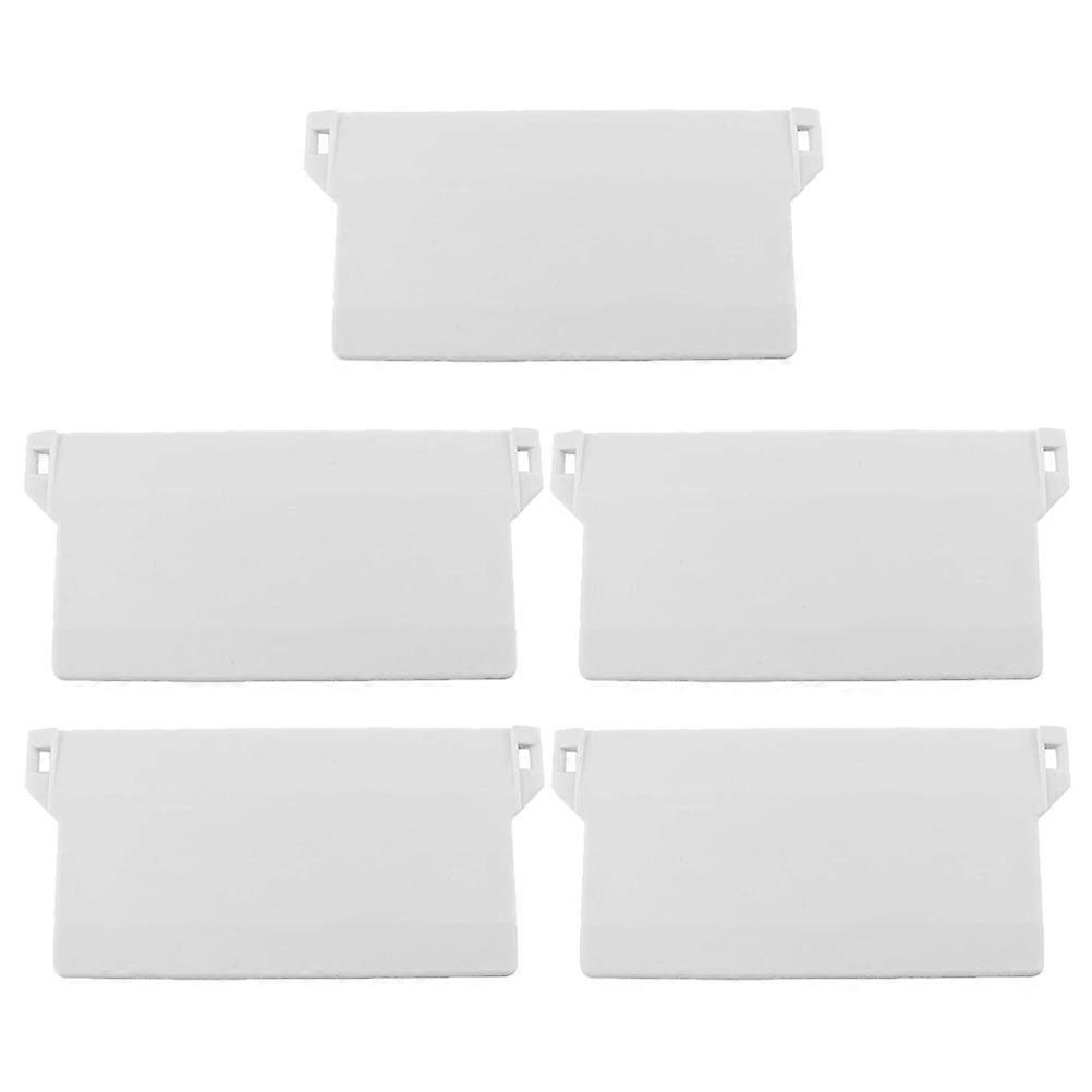 Replacement Vertical Blind Accessories 15 Pcs White Bottom Weights Slats For Blind Repair Rectangular Shape