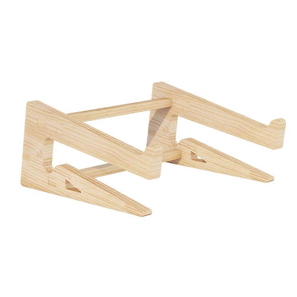 Laptop Bracket Wooden Laptop Stand for Computer Heighten 3Pcs