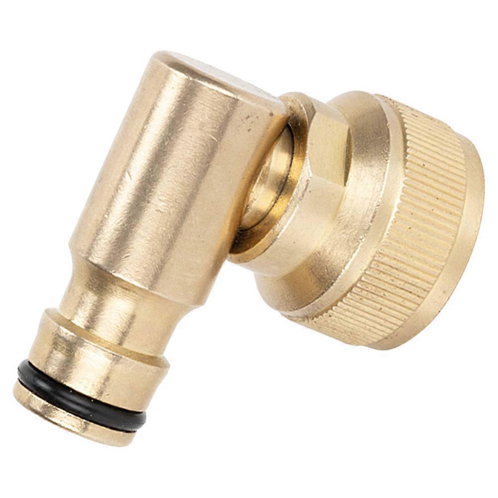 Quick Release Water Hose Connector Brass Elbow Adapter for Garden 3Pcs
