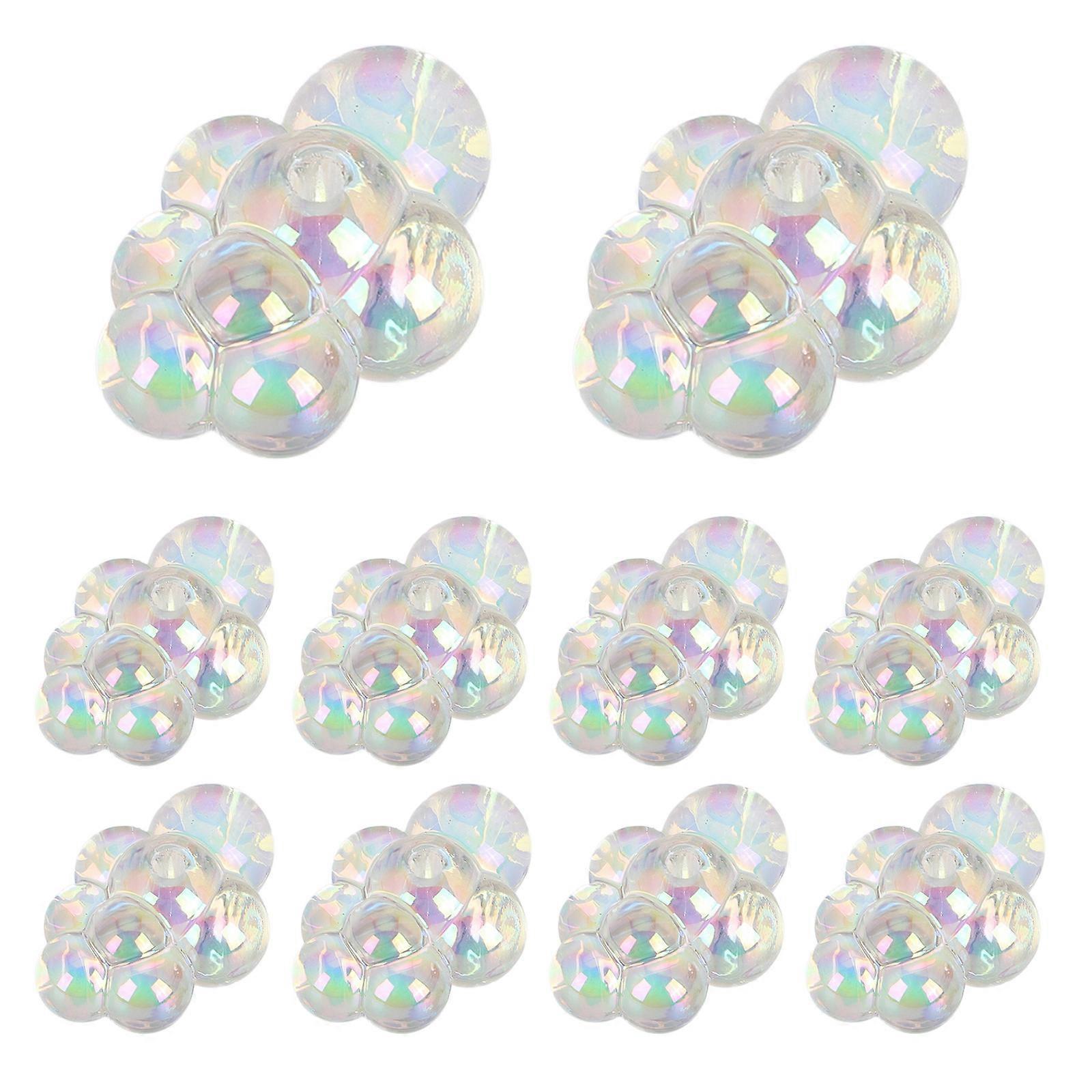 Colorful Cloud Beads Charms 50 Pcs For DIY Jewelry Making Creative Accessories For Craft Projects Multi Color Available