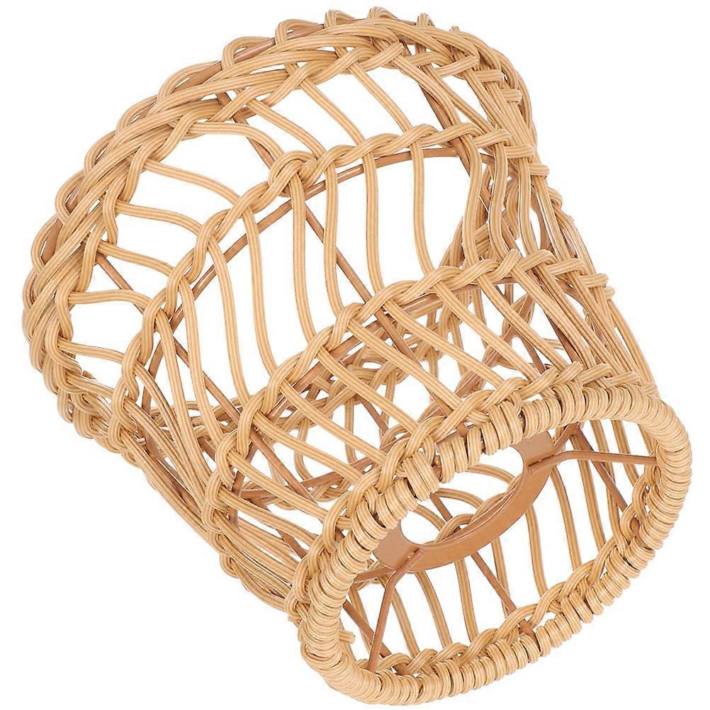 Pendant Lamp Shade Rattan Cover for Decoration 3Pcs Rustic Style