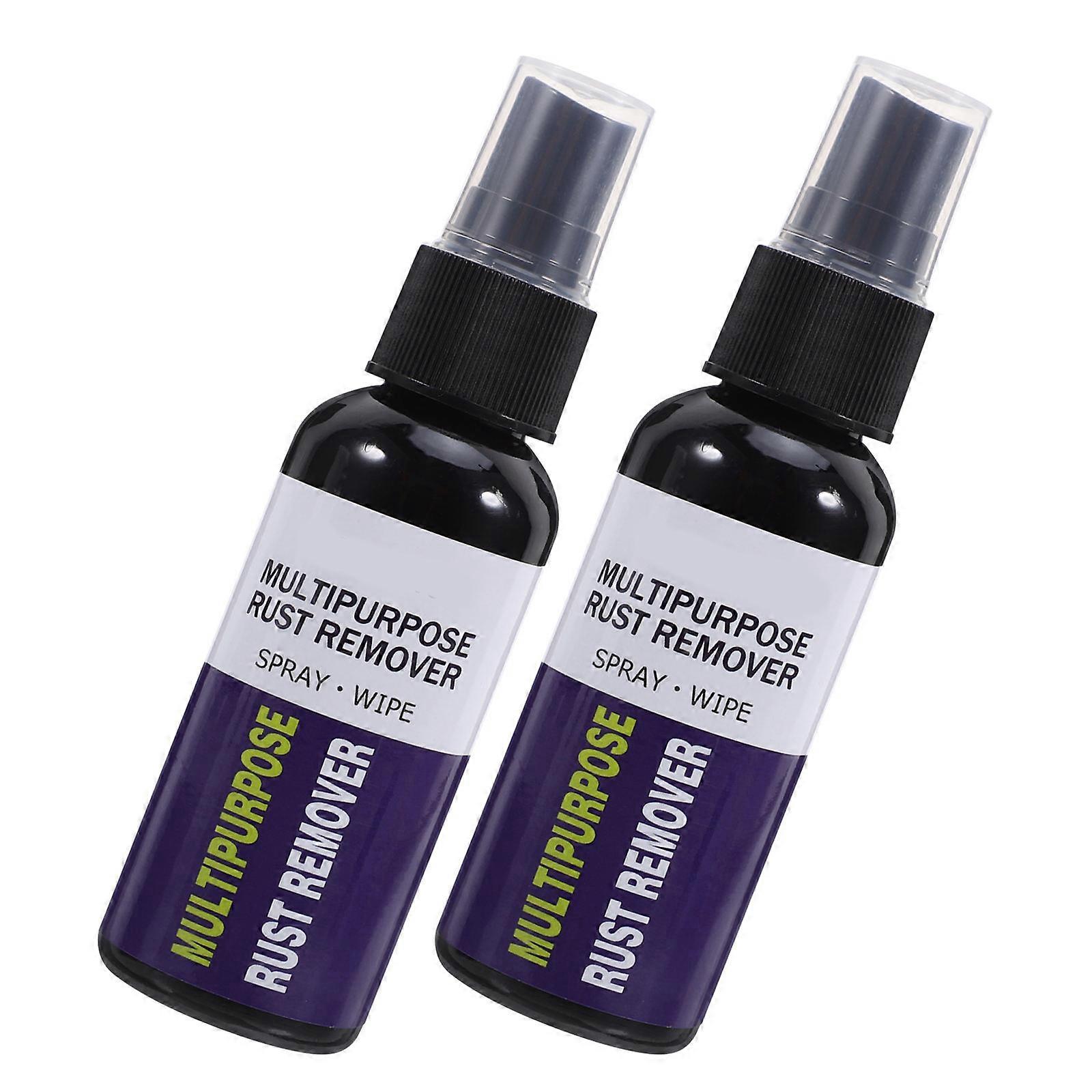 Rust Remover Home Rust Remover Spray for Metal Cleaning 2Pcs Bottle