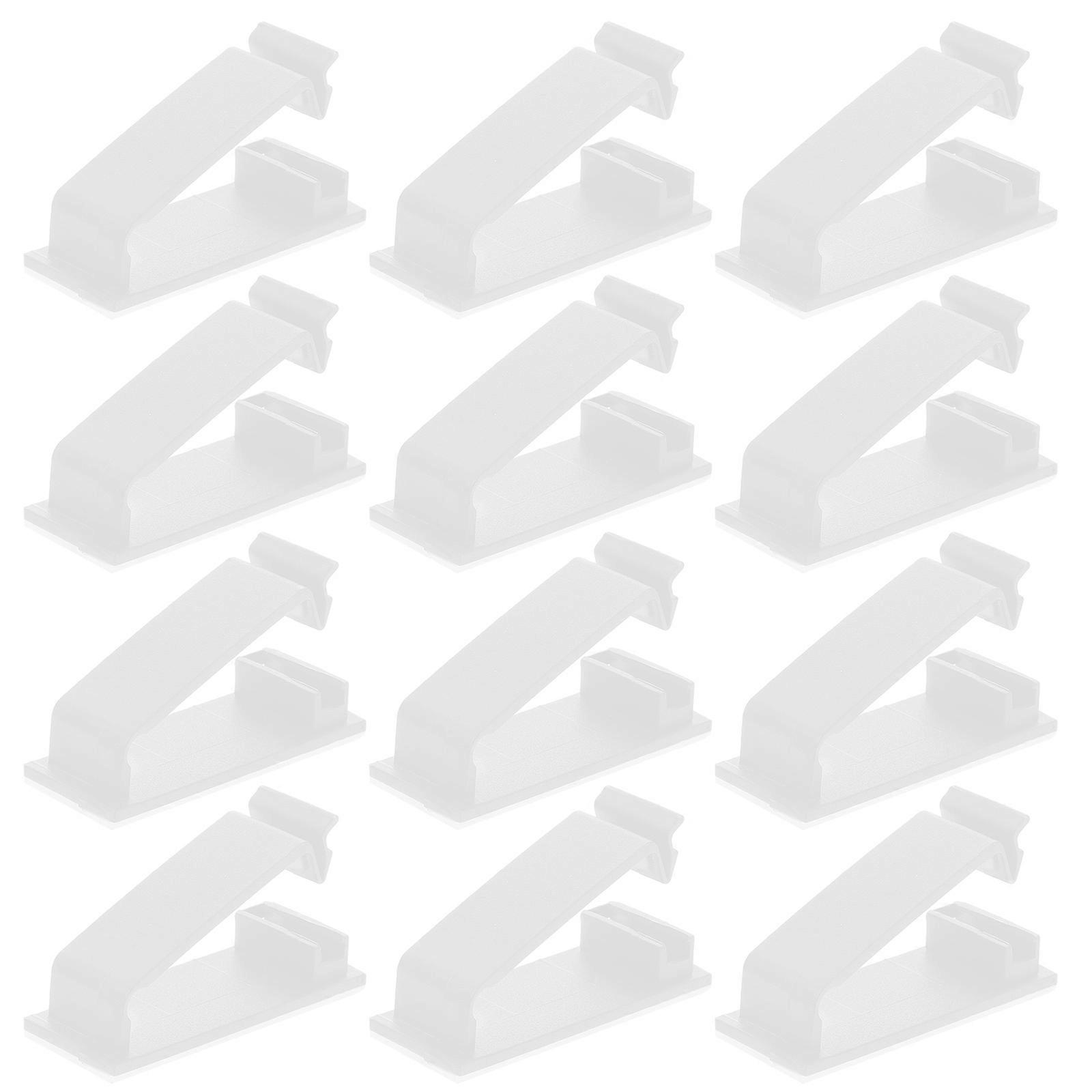 Cable Fixing Clips Desktop Organizer for 150Pcs White Pa66 Material