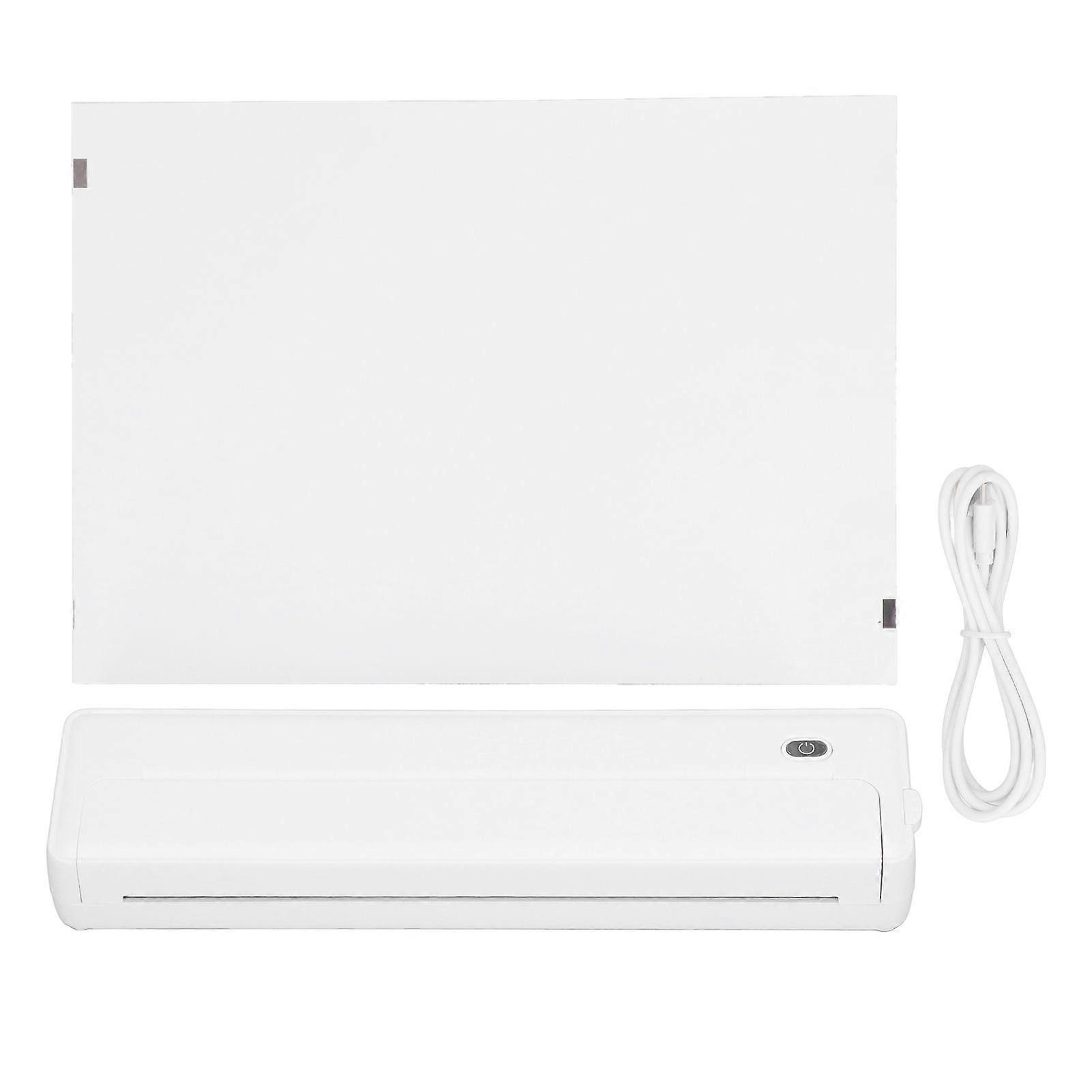 Portable Wireless Printer Bluetooth A4 Thermal Inkless Printer with App for Photo Label Receipt Study Notes Home School Office