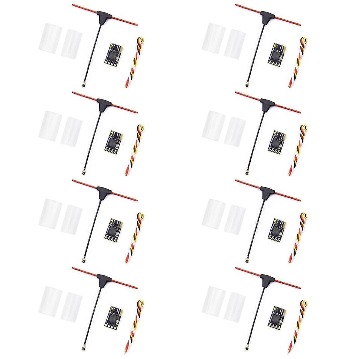 8PCS ELRS Receiver 2.4GHz for RC FPV Drones Parts