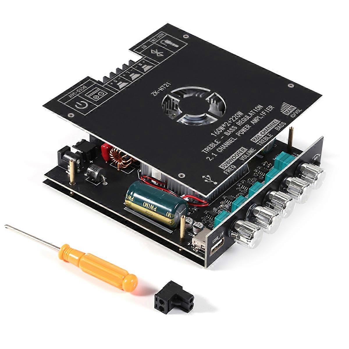 -HT21 2.1 Channel TDA7498E Bluetooth Digital Power Amplifier Module