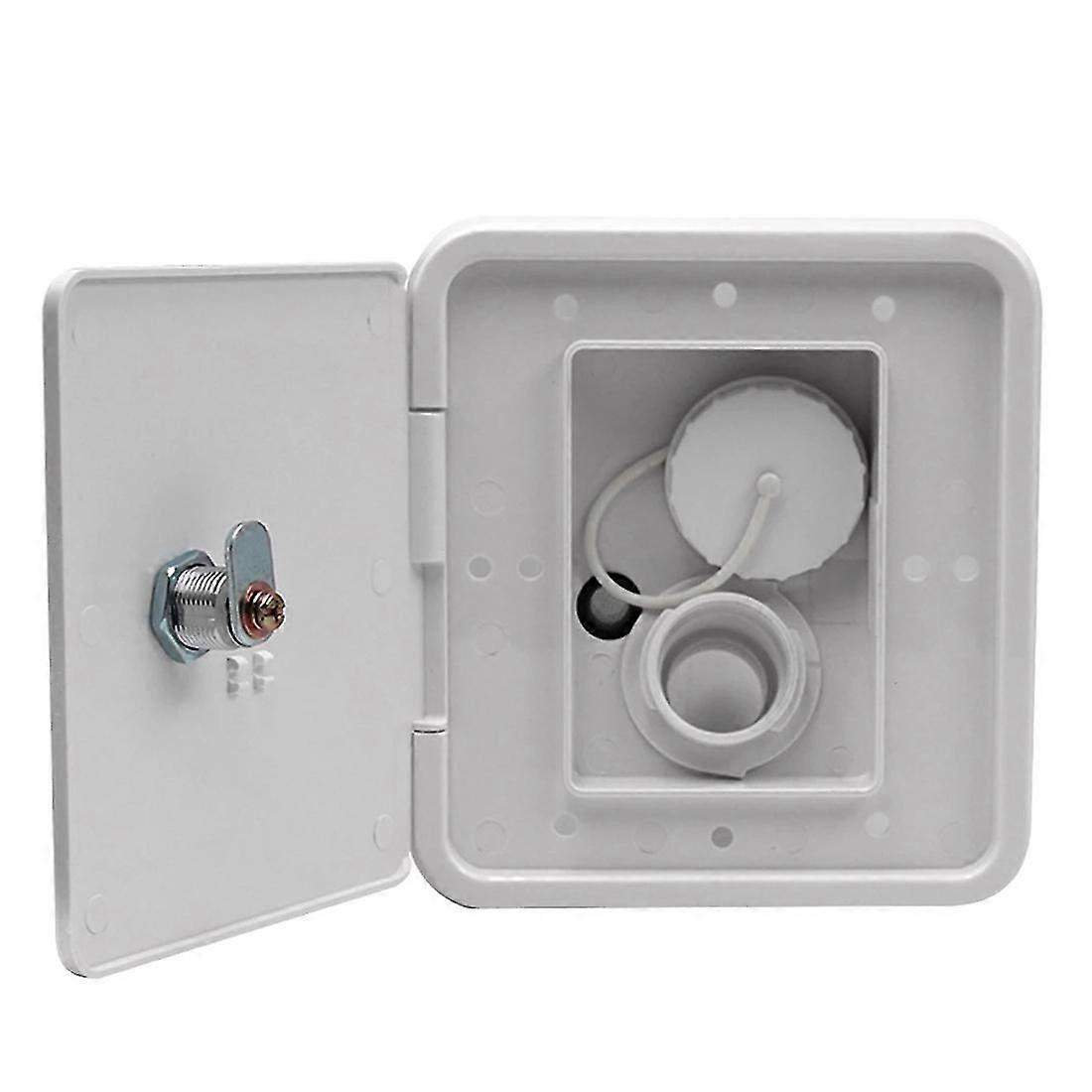 Τετραγωνικό κιβώτιο νερού καταπακτών υλικών πληρώσεως νερού βαρύτητας RV με τα βασικά εξαρτήματα ρυμουλκών ρυμουλκών RV βιδών p20241126764