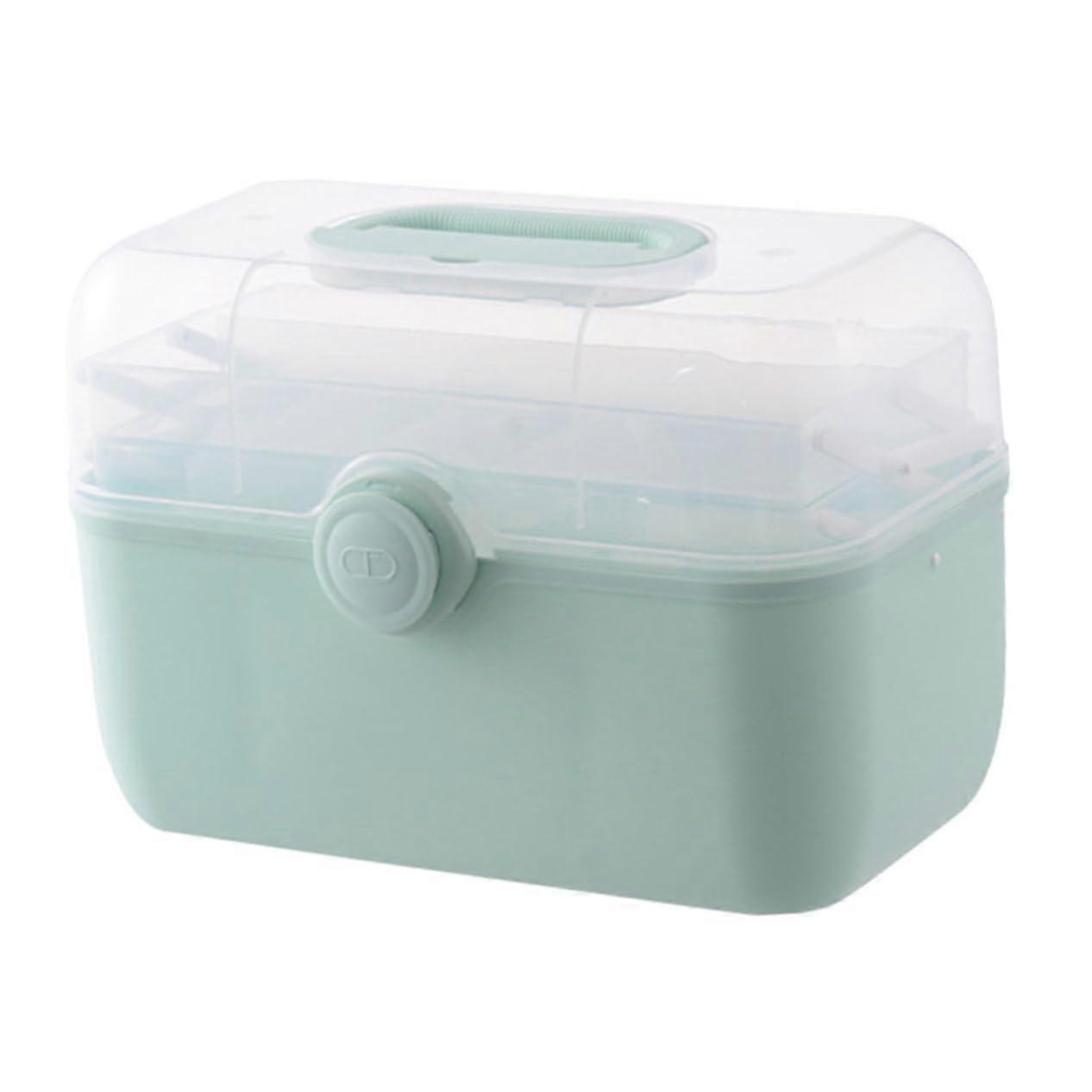 Portable Medicine Case Large Capacity Storage Box For Home School Use