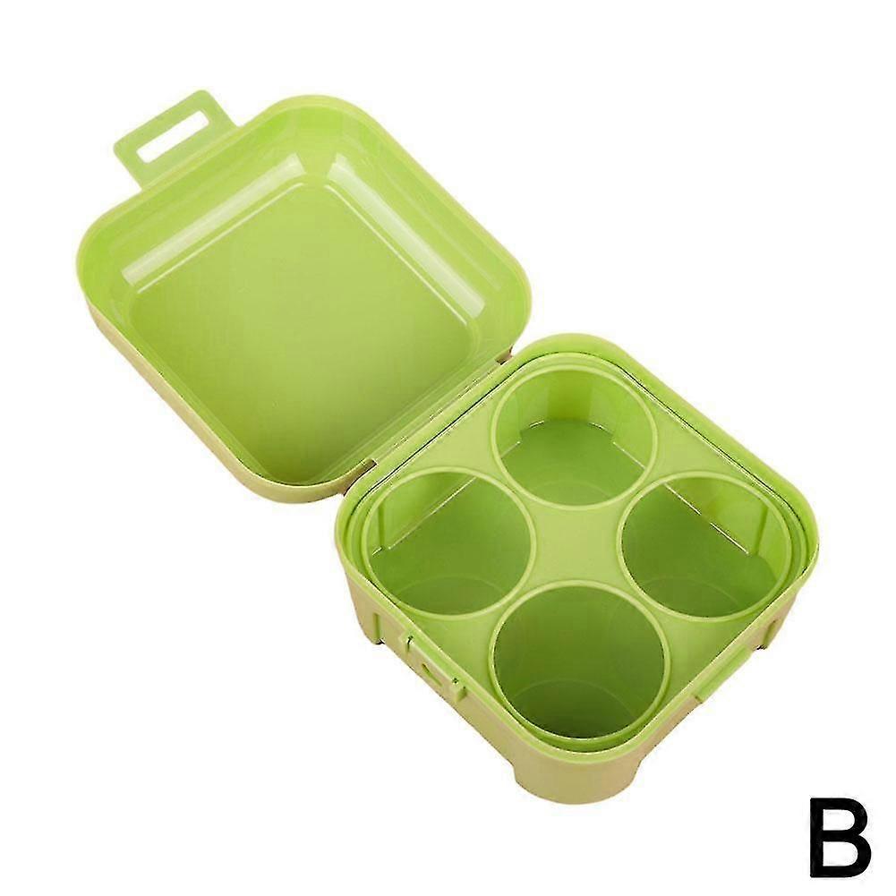 Egg carton 4 Compartments Egg Organizer Colorful Egg Storage Box-Good