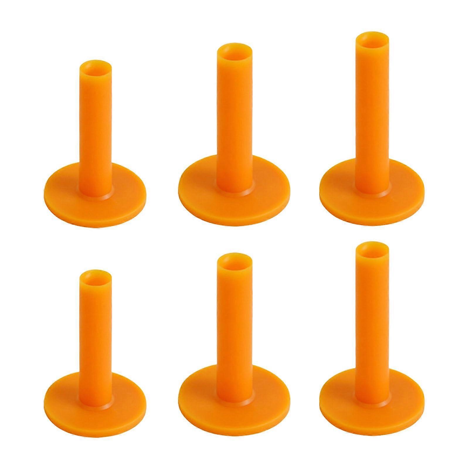 Golf Tees 6Pack Rubber QuickChange Driving Range Training For Practice And Competitive Play Professional Training Tees