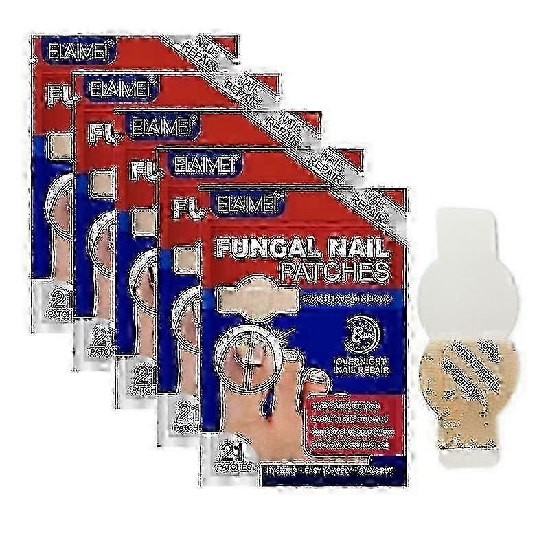 Ongle d’orteil champignon Patch Imperméable à l’eau Réparation d’ongles Ongles Incarnés Correction Autocollants 1/2/3/4/5pcs pour ongles décolorés ou endommagés
