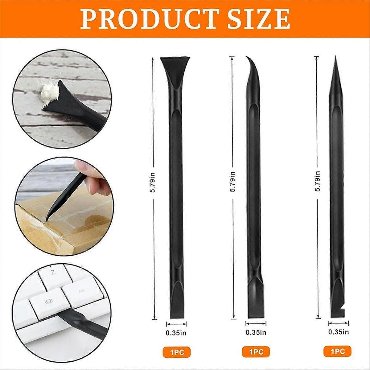 15 Pack Plastic Putty Knife, Putty Knife Scraper for Spackling, Scraper Tool Set in 6 Sizes