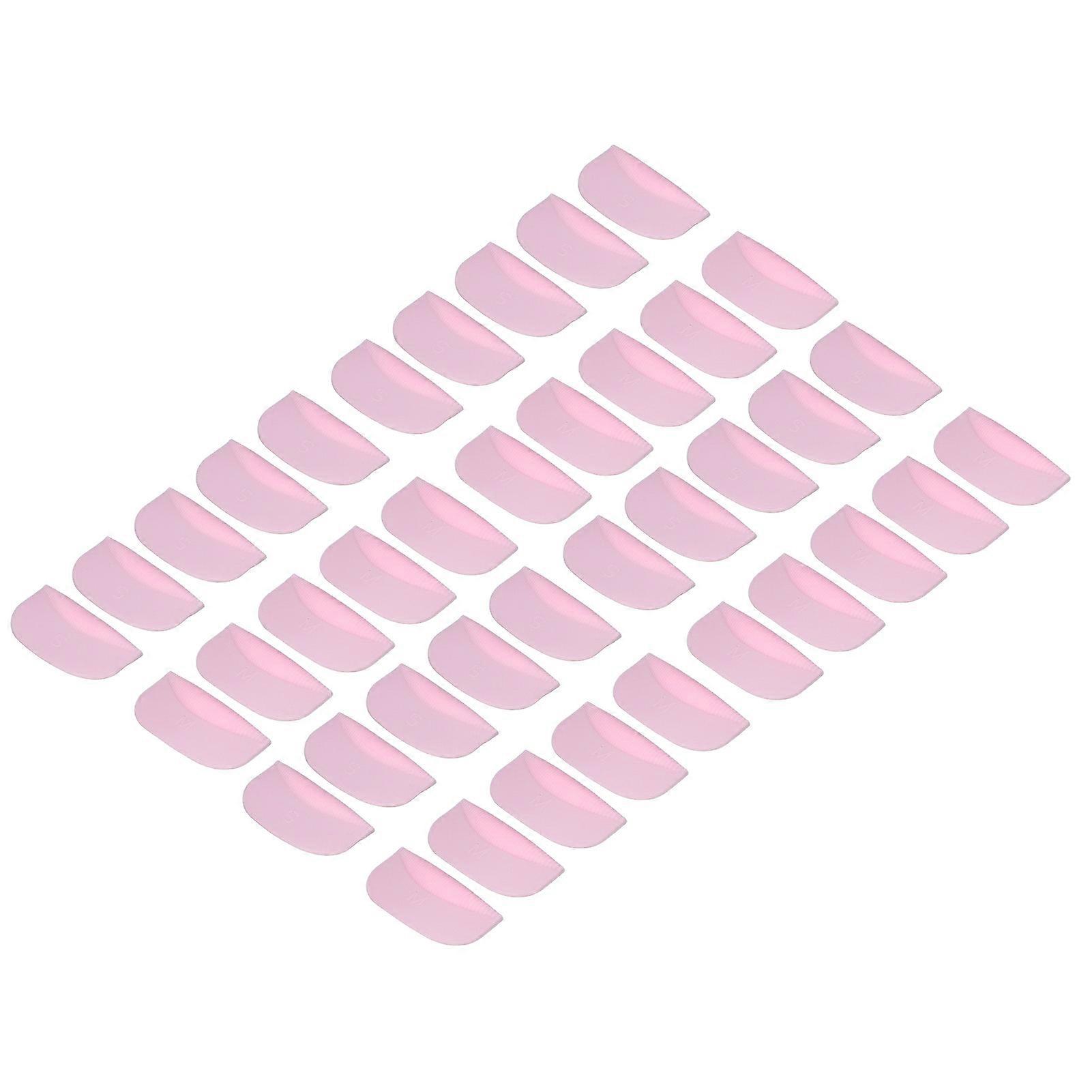 20 Pairs Silicone Eyelash Perming Pads S/M/L Lash Lifting Rods