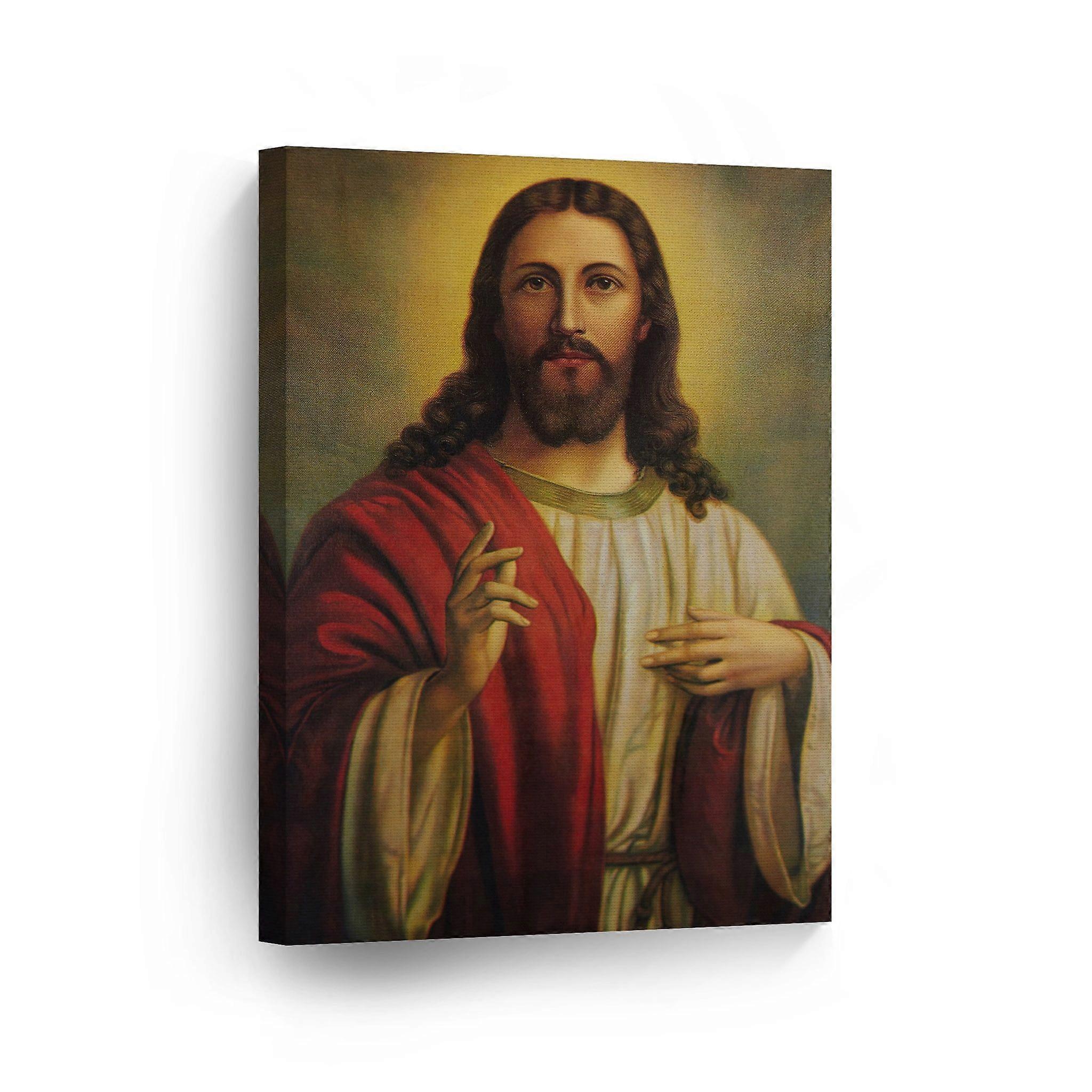 Printed Abstract Religious Framed Canvas Art Print-PJBhjbv1058